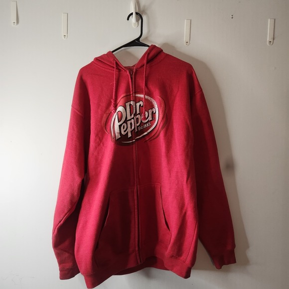 Vintage Havana Other - Vintage Saavy Dr.Pepper Zip Up Hoodie Y2k 90's Xl